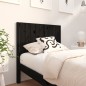 vidaXL Cabecero de cama madera maciza de pino negro 95,5x4x100 cm vidaXL Cabecero de cama madera maciza de pino negro 95,5x4x100 cm