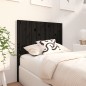 vidaXL Cabecero de cama madera maciza de pino negro 95,5x4x100 cm vidaXL Cabecero de cama madera maciza de pino negro 95,5x4x100 cm