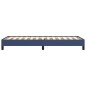vidaXL Estructura de cama de tela negro 100x200 cm vidaXL Estructura de cama de tela negro 100x200 cm