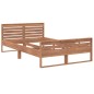 vidaXL Estructura de cama de madera maciza de teca 120x200 cm vidaXL Estructura de cama de madera maciza de teca 120x200 cm