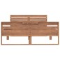 vidaXL Estructura de cama de madera maciza de teca 120x200 cm vidaXL Estructura de cama de madera maciza de teca 120x200 cm