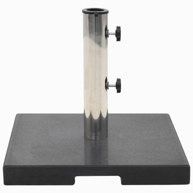 vidaXL Base de sombrilla de granito cuadrada negro 20 kg vidaXL Base de sombrilla de granito cuadrada negro 20 kg