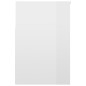 vidaXL Banco zapatero madera contrachapada blanco brillante 60x30x45cm vidaXL Banco zapatero madera contrachapada blanco brillante 60x30x45cm