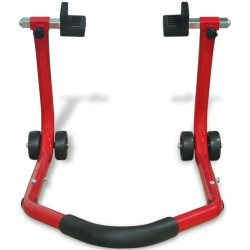 vidaXL Soporte trasero para motocicleta rojo 