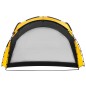 vidaXL Carpa de fiesta con LED 4 paredes laterales verde 3,6x3,6x2,3 m