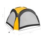 vidaXL Carpa de fiesta con LED 4 paredes laterales verde 3,6x3,6x2,3 m