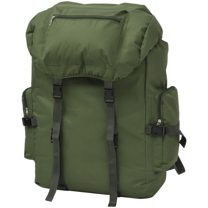 vidaXL Mochila militar 65 L verde vidaXL Mochila militar 65 L verde