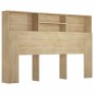 vidaXL Mueble cabecero color roble Sonoma 160x19x103,5 cm vidaXL Mueble cabecero color roble Sonoma 160x19x103,5 cm
