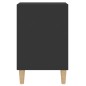 vidaXL Mueble para TV madera contrachapada negro 100x35x55 cm vidaXL Mueble para TV madera contrachapada negro 100x35x55 cm