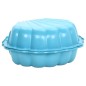 vidaXL Areneros de plástico azul 2 unidades 77x87x21 cm vidaXL Areneros de plástico azul 2 unidades 77x87x21 cm