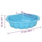 vidaXL Areneros de plástico azul 2 unidades 77x87x21 cm vidaXL Areneros de plástico azul 2 unidades 77x87x21 cm