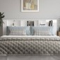 vidaXL Mueble cabecero blanco brillante 220x18,5x104,5 cm vidaXL Mueble cabecero blanco brillante 220x18,5x104,5 cm