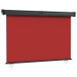vidaXL Toldo lateral de balcón rojo 175x250 cm vidaXL Toldo lateral de balcón rojo 175x250 cm