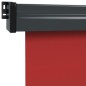 vidaXL Toldo lateral de balcón rojo 175x250 cm vidaXL Toldo lateral de balcón rojo 175x250 cm