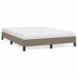 vidaXL Estructura de cama de tela gris taupe 140x190 cm vidaXL Estructura de cama de tela gris taupe 140x190 cm