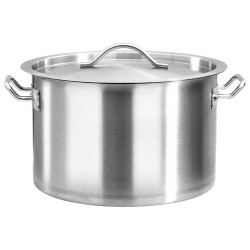 vidaXL Olla de acero inoxidable 32 L 40x26 cm