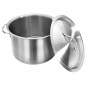 vidaXL Olla de acero inoxidable 32 L 40x26 cm vidaXL Olla de acero inoxidable 32 L 40x26 cm