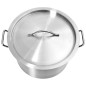 vidaXL Olla de acero inoxidable 32 L 40x26 cm vidaXL Olla de acero inoxidable 32 L 40x26 cm