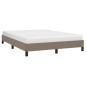 vidaXL Estructura de cama de tela gris taupe 140x190 cm vidaXL Estructura de cama de tela gris taupe 140x190 cm