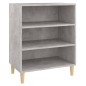 vidaXL Aparador de madera contrachapada gris hormigón 57x35x70 cm vidaXL Aparador de madera contrachapada gris hormigón 57x35x70 cm