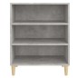 vidaXL Aparador de madera contrachapada gris hormigón 57x35x70 cm vidaXL Aparador de madera contrachapada gris hormigón 57x35x70 cm
