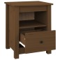 vidaXL Mesitas de noche 2 uds madera de pino marrón miel 40x35x49 cm vidaXL Mesitas de noche 2 uds madera de pino marrón miel 40x35x49 cm