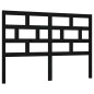 vidaXL Cabecero de cama madera maciza de pino negro 141x4x100 cm