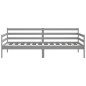 vidaXL Sofá cama de madera maciza de pino gris 90x200 cm vidaXL Sofá cama de madera maciza de pino gris 90x200 cm