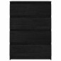 vidaXL Armario auxiliar madera maciza de pino negro 60x36x84 cm