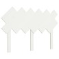 vidaXL Cabecero de cama madera maciza de pino blanco 122,5x3x80,5 cm vidaXL Cabecero de cama madera maciza de pino blanco 122,5x3x80,5 cm
