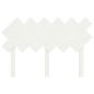vidaXL Cabecero de cama madera maciza de pino blanco 122,5x3x80,5 cm vidaXL Cabecero de cama madera maciza de pino blanco 122,5x3x80,5 cm