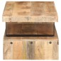 vidaXL Set de 2 mesas de centro de madera maciza de mango vidaXL Set de 2 mesas de centro de madera maciza de mango