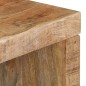 vidaXL Set de 2 mesas de centro de madera maciza de mango vidaXL Set de 2 mesas de centro de madera maciza de mango