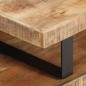 vidaXL Set de 2 mesas de centro de madera maciza de mango vidaXL Set de 2 mesas de centro de madera maciza de mango