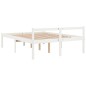vidaXL Cama para personas mayores madera maciza pino blanca 160x200 cm vidaXL Cama para personas mayores madera maciza pino blanca 160x200 cm