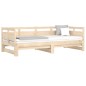 vidaXL Sofá cama extraíble madera maciza de pino 2x(90x190) cm vidaXL Sofá cama extraíble madera maciza de pino 2x(90x190) cm