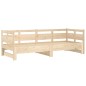 vidaXL Sofá cama extraíble madera maciza de pino 2x(90x190) cm vidaXL Sofá cama extraíble madera maciza de pino 2x(90x190) cm