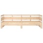 vidaXL Sofá cama extraíble madera maciza de pino 2x(90x190) cm vidaXL Sofá cama extraíble madera maciza de pino 2x(90x190) cm