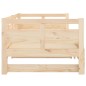 vidaXL Sofá cama extraíble madera maciza de pino 2x(90x190) cm vidaXL Sofá cama extraíble madera maciza de pino 2x(90x190) cm