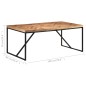 vidaXL Mesa de comedor de madera maciza de acacia y mango 180x90x76 cm vidaXL Mesa de comedor de madera maciza de acacia y mango 180x90x76 cm