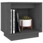 vidaXL Mesitas de noche 2 uds madera maciza de pino gris 40x30x40 cm vidaXL Mesitas de noche 2 uds madera maciza de pino gris 40x30x40 cm