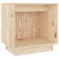 vidaXL Mesita de noche de madera maciza de pino 40x30x40 cm