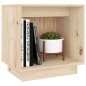 vidaXL Mesita de noche de madera maciza de pino 40x30x40 cm