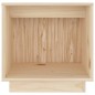 vidaXL Mesita de noche de madera maciza de pino 40x30x40 cm