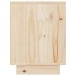 vidaXL Mesita de noche de madera maciza de pino 40x30x40 cm