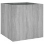 vidaXL Jardinera madera contrachapada gris Sonoma 40x40x40 cm vidaXL Jardinera madera contrachapada gris Sonoma 40x40x40 cm