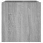 vidaXL Jardinera madera contrachapada gris Sonoma 40x40x40 cm vidaXL Jardinera madera contrachapada gris Sonoma 40x40x40 cm
