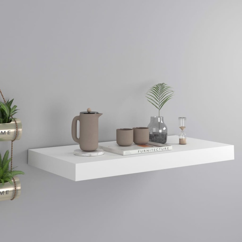 vidaXL Estante flotante de pared MDF blanco 50x23x3,8 cm vidaXL Estante flotante de pared MDF blanco 50x23x3,8 cm