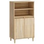 vidaXL Aparador alto madera contrachapada color roble 60x36x110 cm vidaXL Aparador alto madera contrachapada color roble 60x36x110 cm
