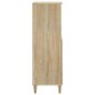 vidaXL Aparador alto madera contrachapada color roble 60x36x110 cm vidaXL Aparador alto madera contrachapada color roble 60x36x110 cm